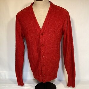 Lord Jeff Vintage Cardigan Sweater men’s size large made in USA